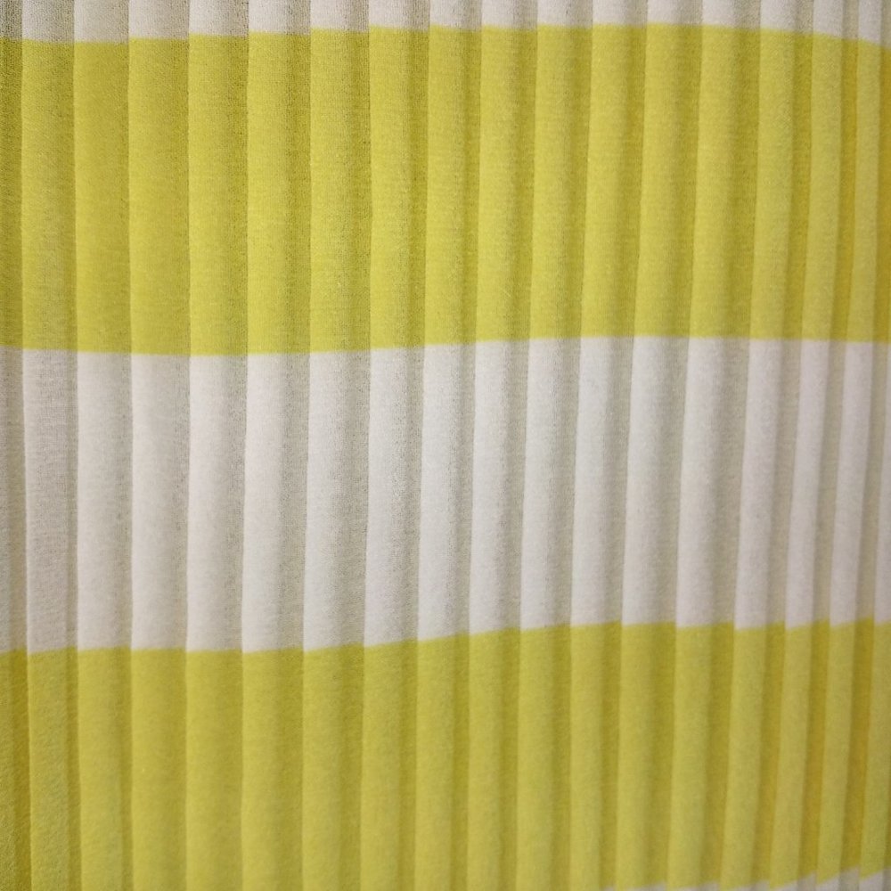 Anthropologie Maeve Striped Pleated Tank Top Sz. 2 - Picture 5 of 8